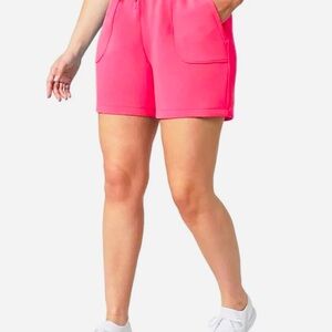 Women's Pink Casual Shorts